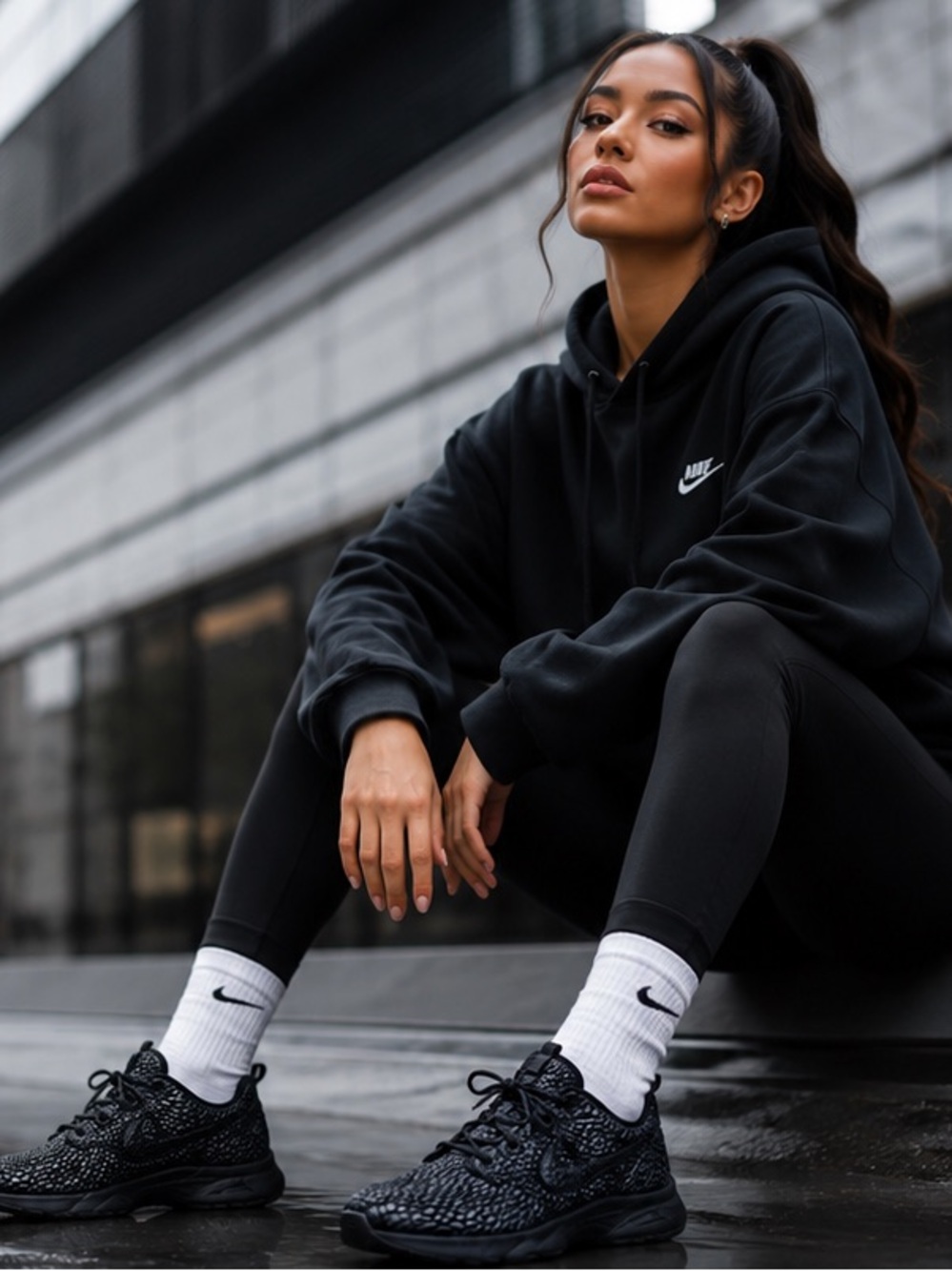 LIMITED EDITION: Black Nike Women’s Sneakers